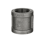 Coupling, Black Malleable Iron 1 In