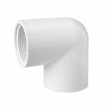 Slip PVC Elbow, 1/2" 90 Deg